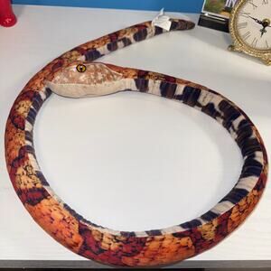 Wildlife Artists Copperhead Snake Plush 40” Realistic Stuffed Snake Toy